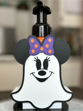 Disney Halloween Ghost Minnie Soap Holder for Bath & Body Works Bottles